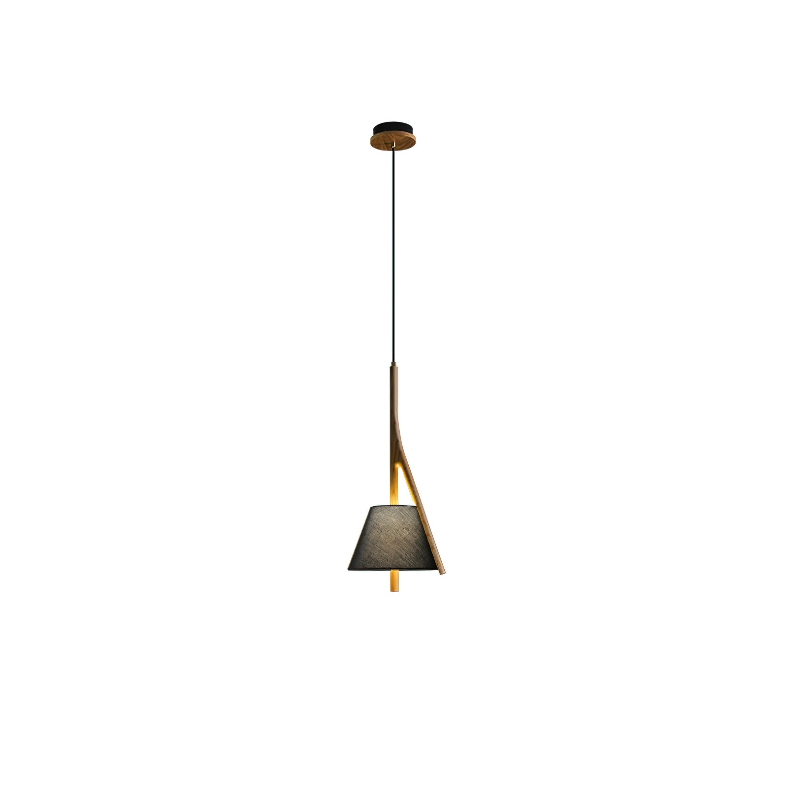 Nanzhi Wood Pendant Lamp - Lumpaz