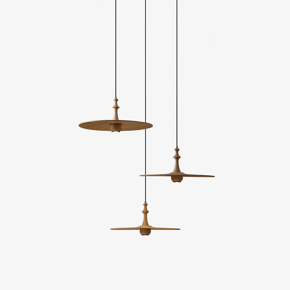 Spindle Disc Pendant Lamp - Lumpaz