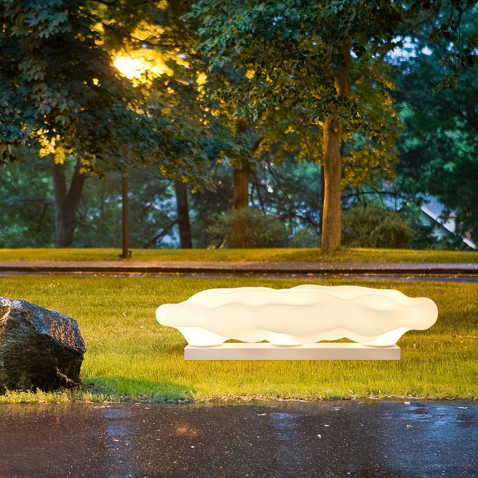 Cloud Outdoor Floor Light - Lumpaz
