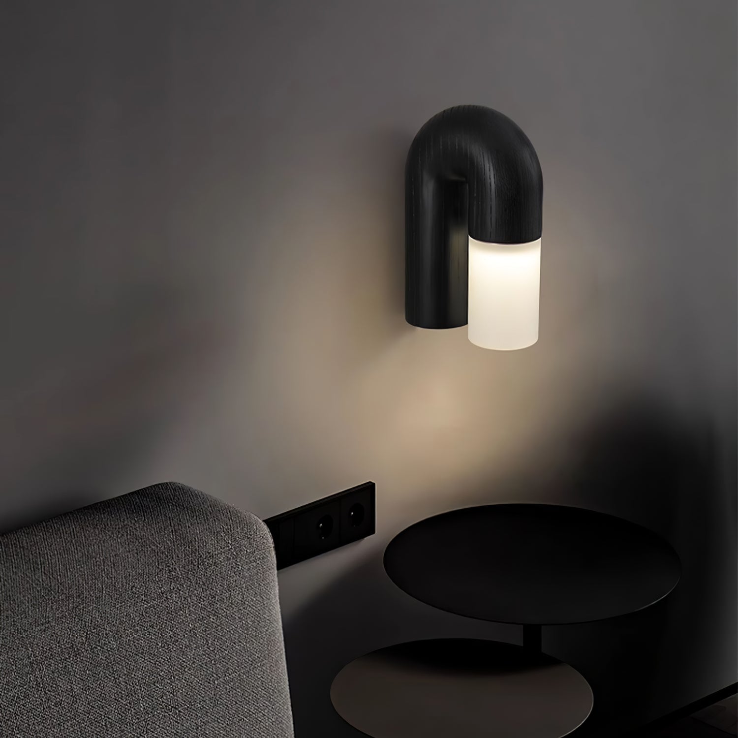 Arcus Wood Wall Lamp - Lumpaz