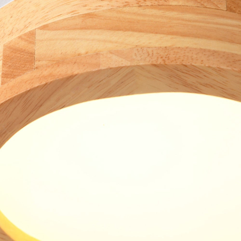 Multi-Heads Wood Retro LED Ceiling Light - Lumpaz