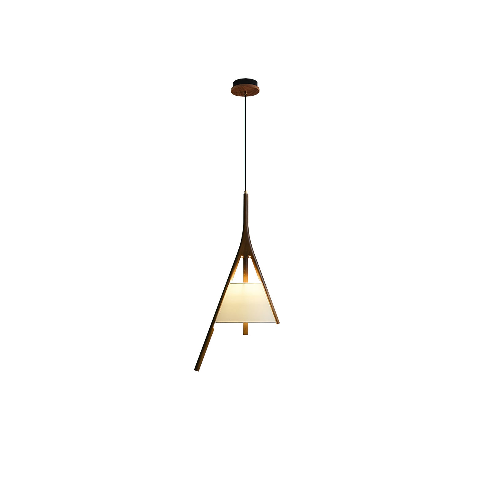 Nanzhi Wood Pendant Lamp - Lumpaz