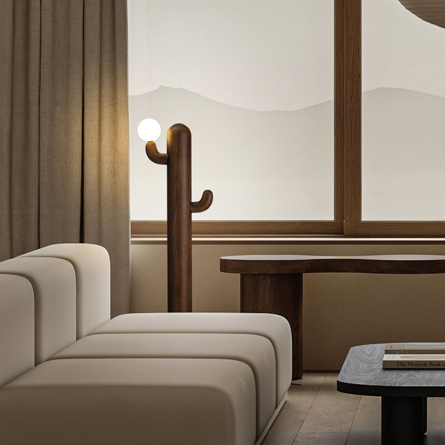 Cactus Wood Floor Lamp - Lumpaz