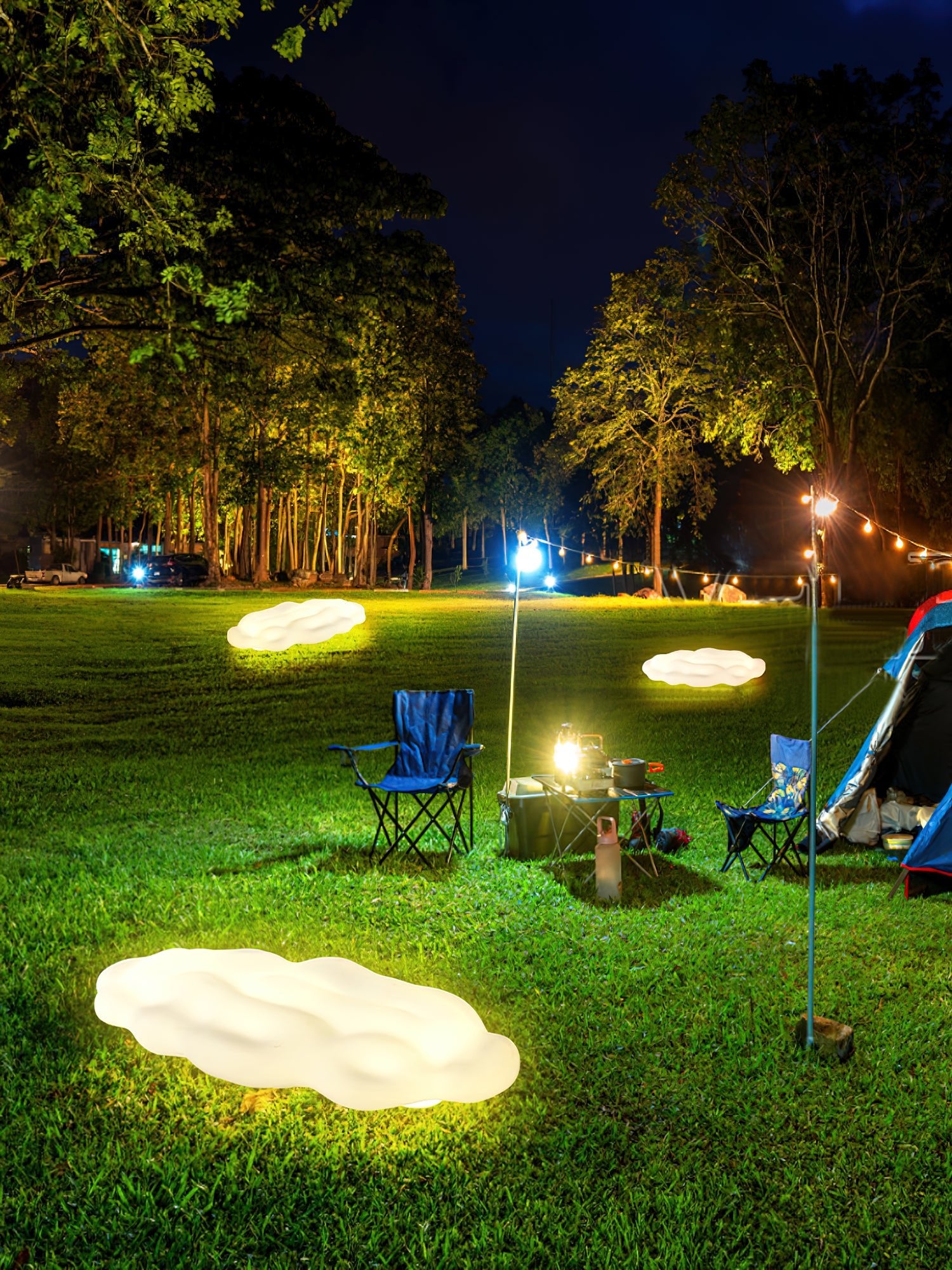 Cloud Outdoor Floor Light - Lumpaz