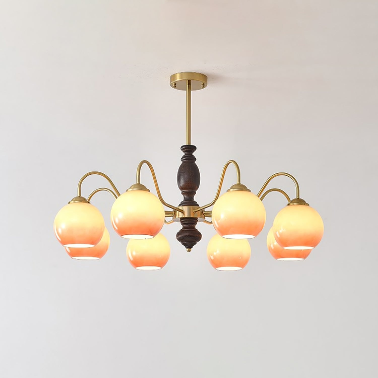 Caramel Orb Chandelier - Lumpaz