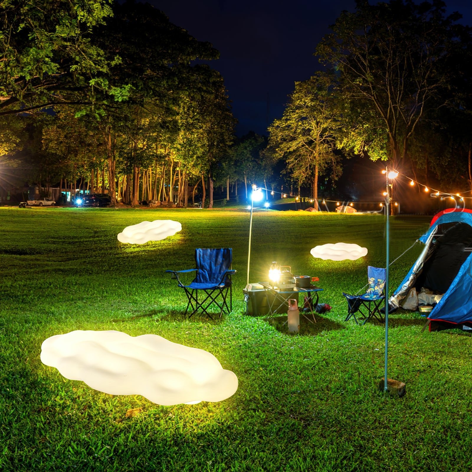 Cloud Outdoor Floor Light - Lumpaz