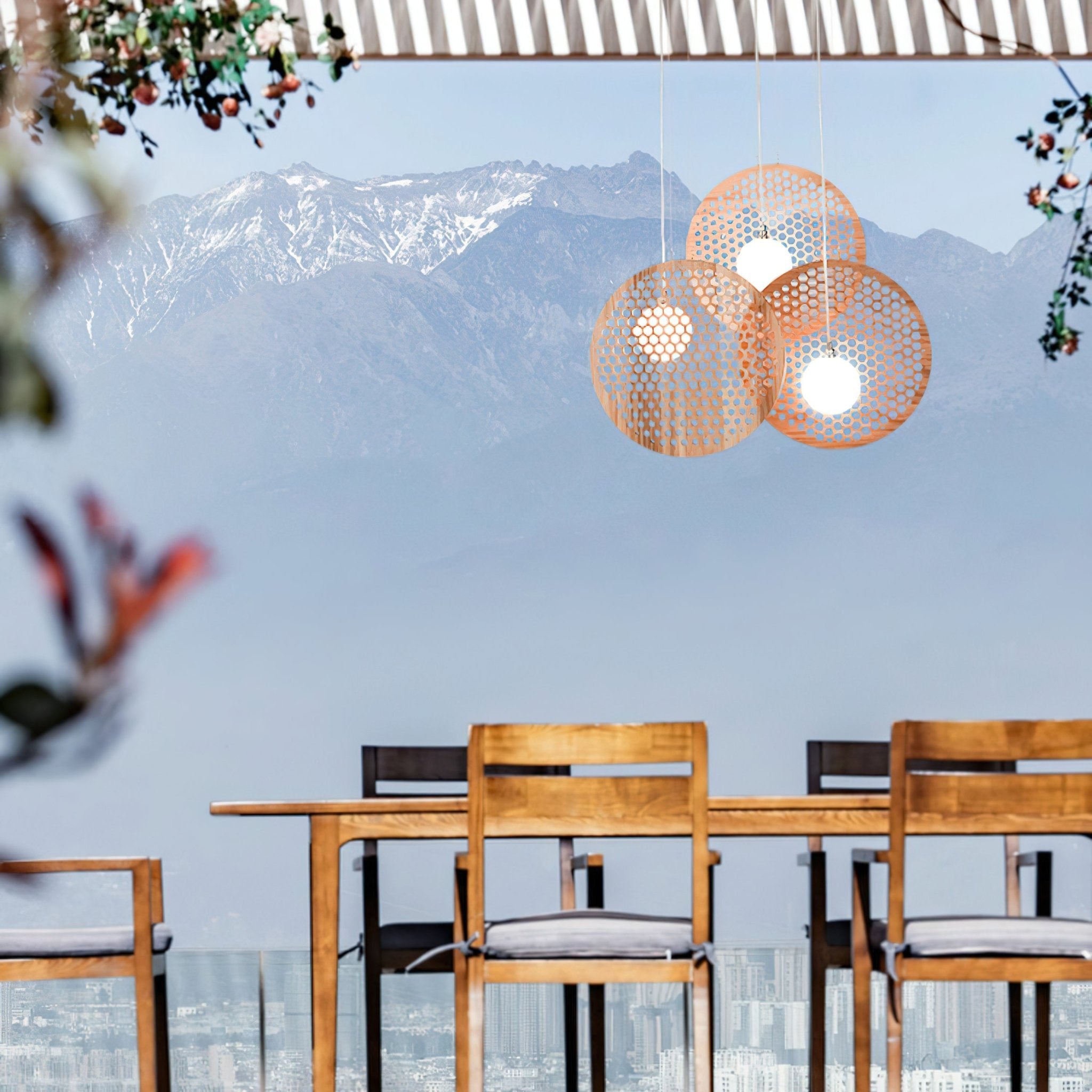 Bee Plate Chandelier - Lumpaz