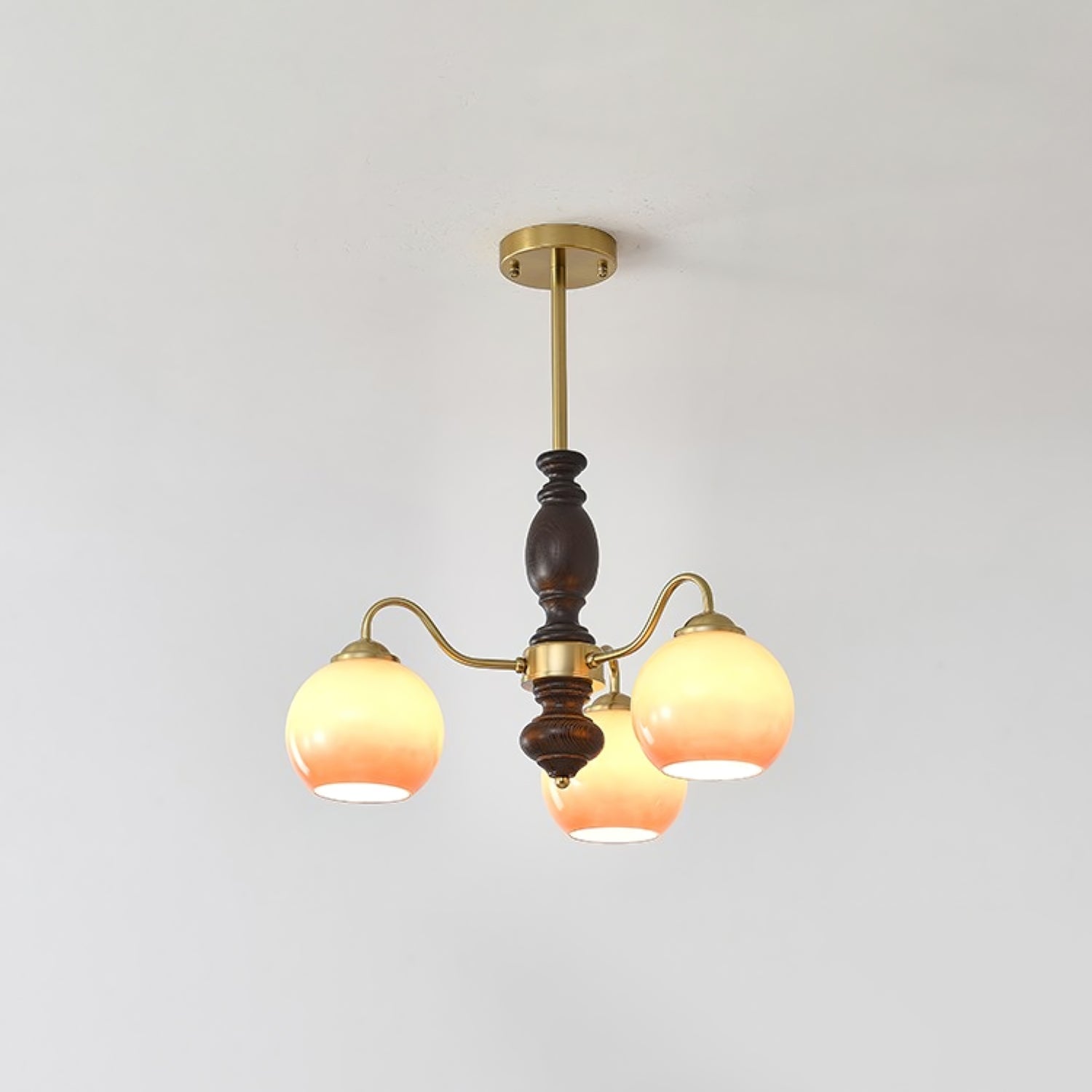 Caramel Orb Chandelier - Lumpaz
