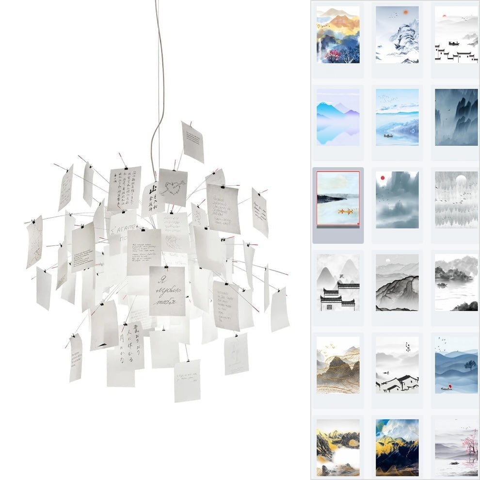 Paper Chandelier - Lumpaz