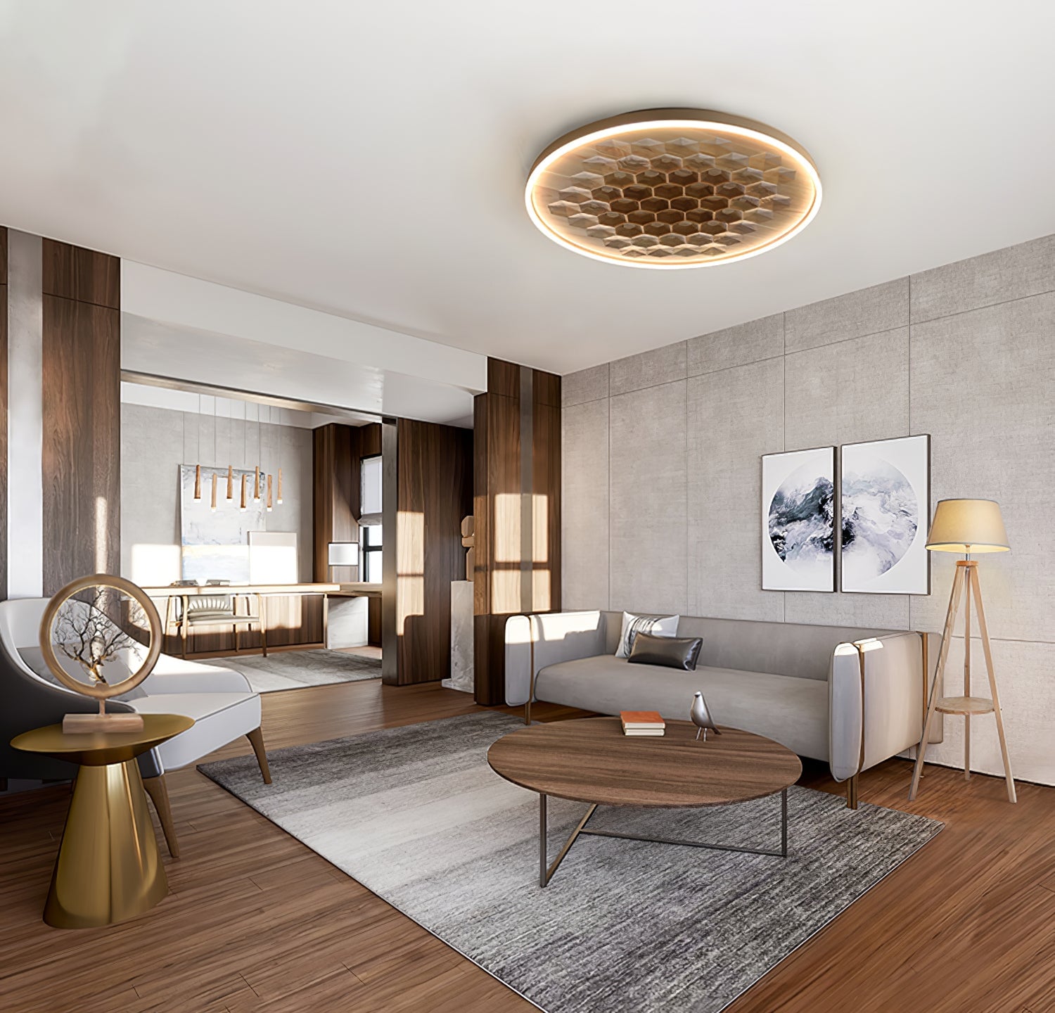 Heartwood Ceiling Lamp - Lumpaz