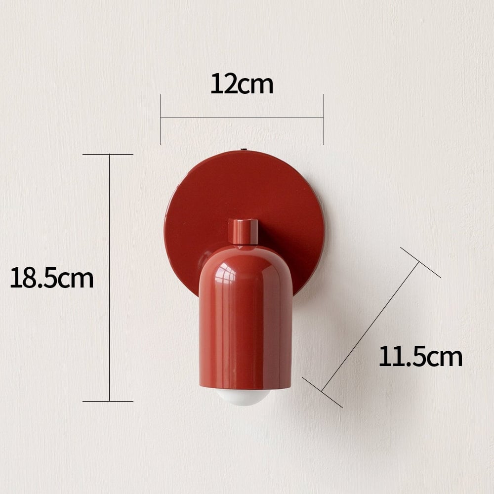 Simple Modern Small Stained Wall Sconce - Lumpaz