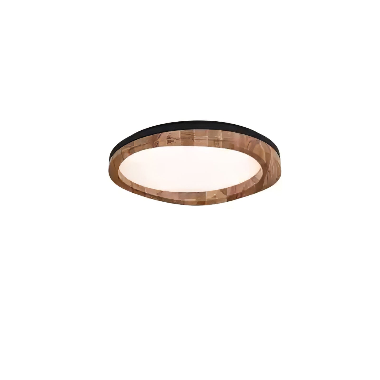 Timber Round Wood Ceiling Lamp - Lumpaz
