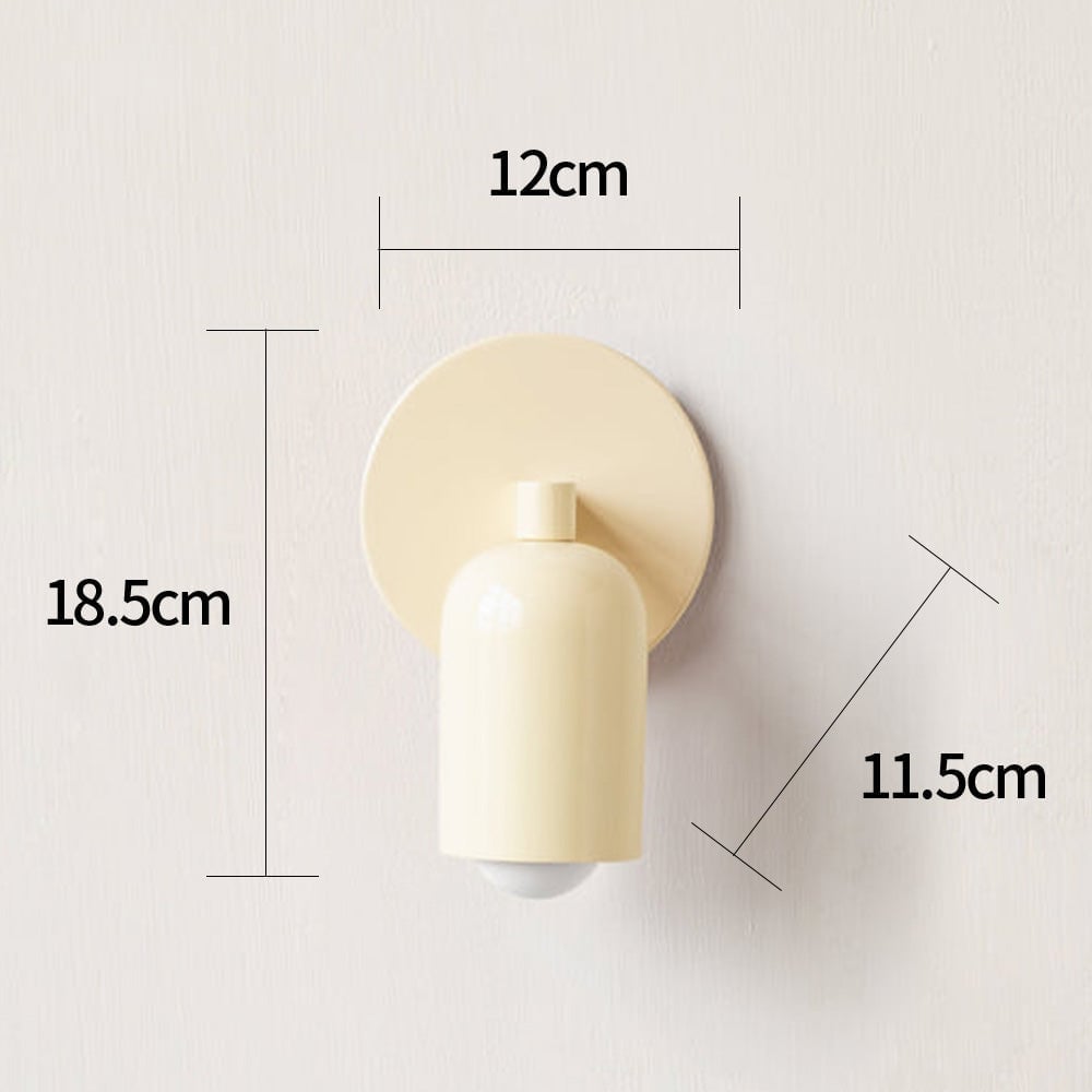 Simple Modern Small Stained Wall Sconce - Lumpaz