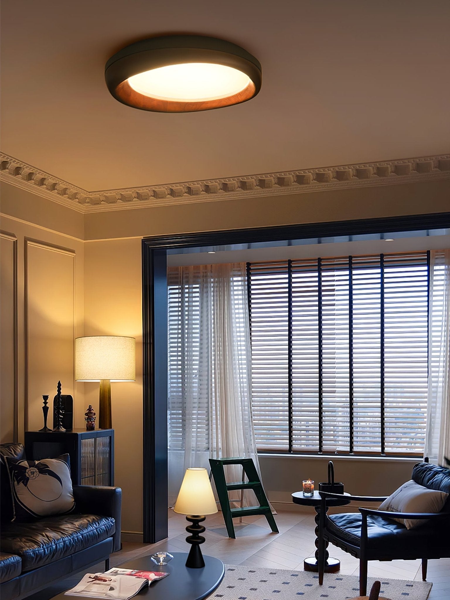 Zenova Wood Ceiling Light - Lumpaz