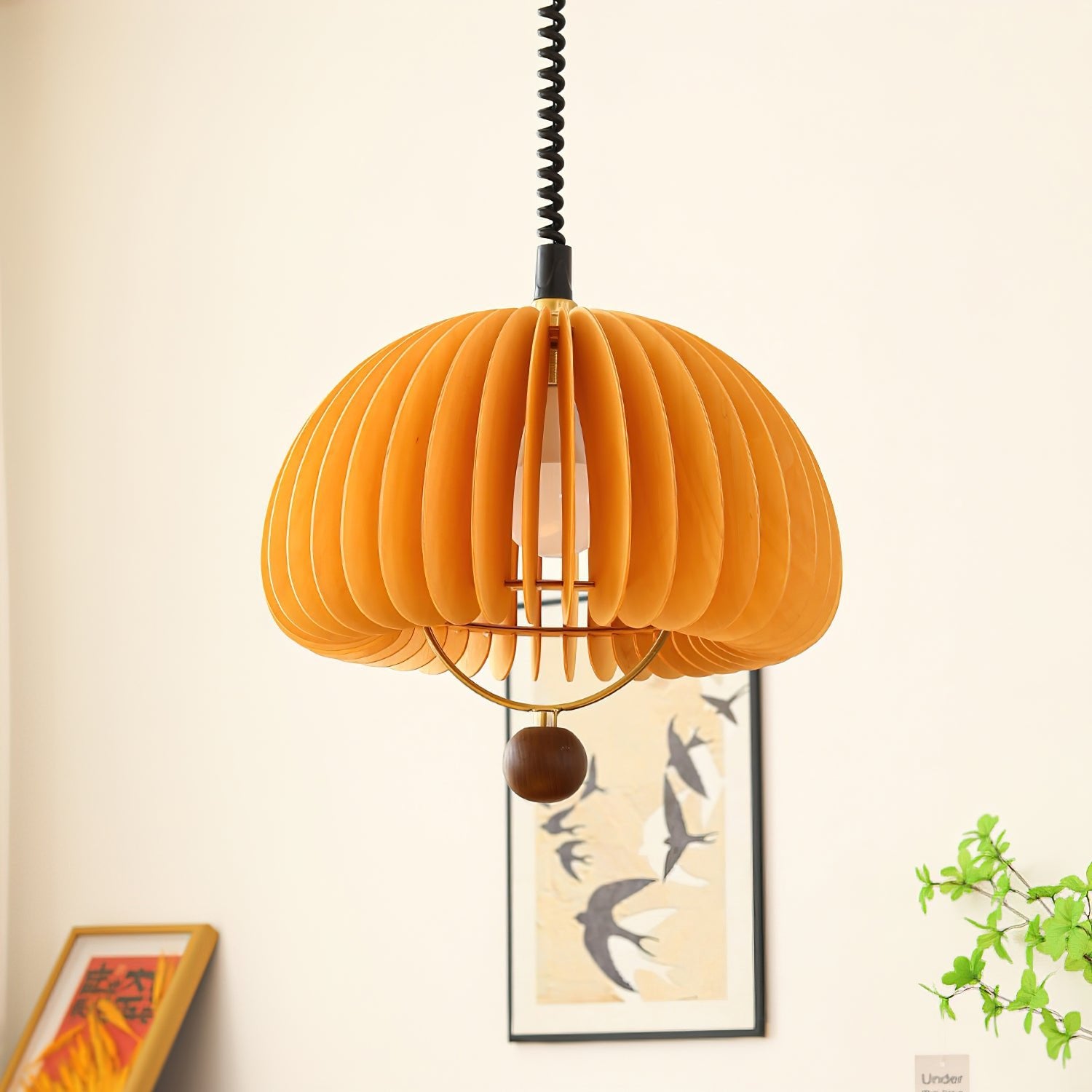 Pumpkin Adjustable Pendant Light - Lumpaz