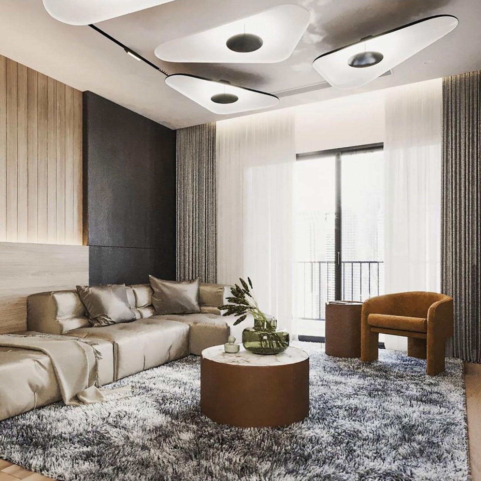 Soleil Noir Pendant Lamp - Lumpaz