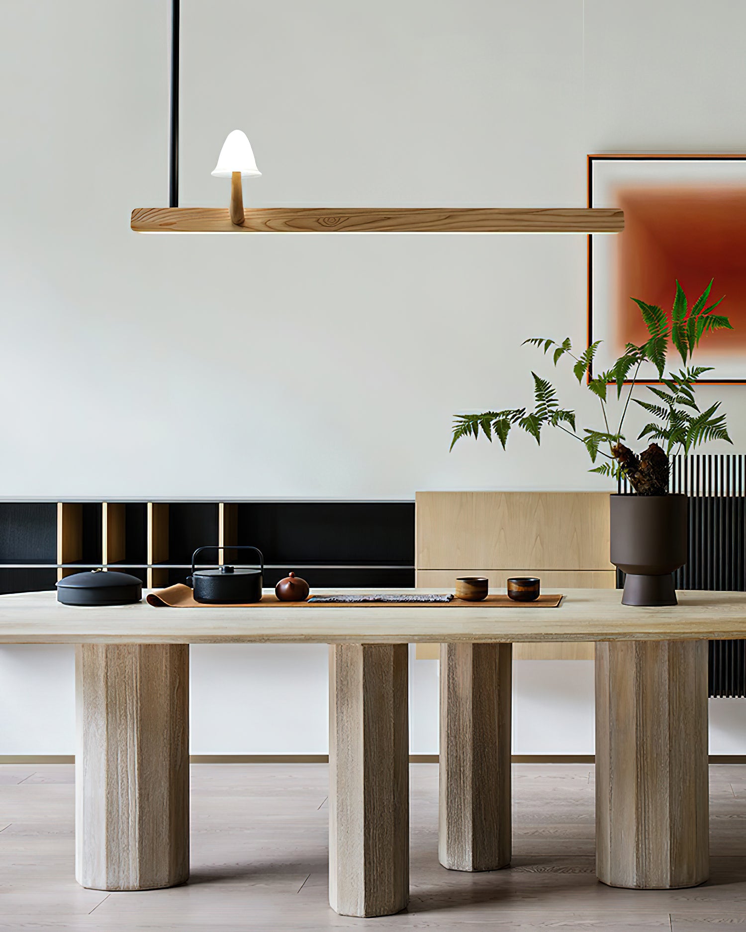 Mushroom Beam Chandelier - Lumpaz