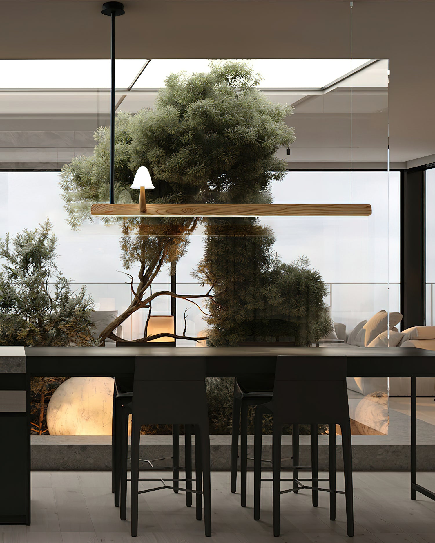 Mushroom Beam Chandelier - Lumpaz