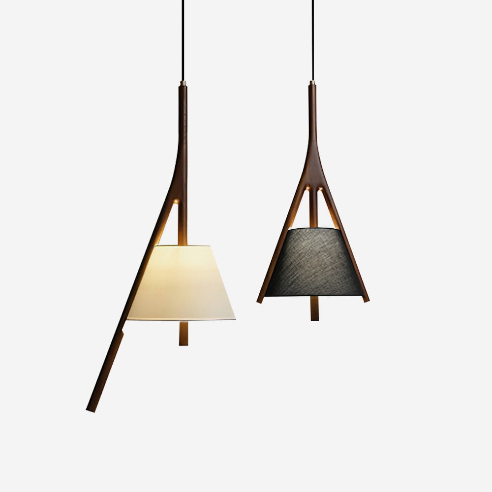 Nanzhi Wood Pendant Lamp - Lumpaz