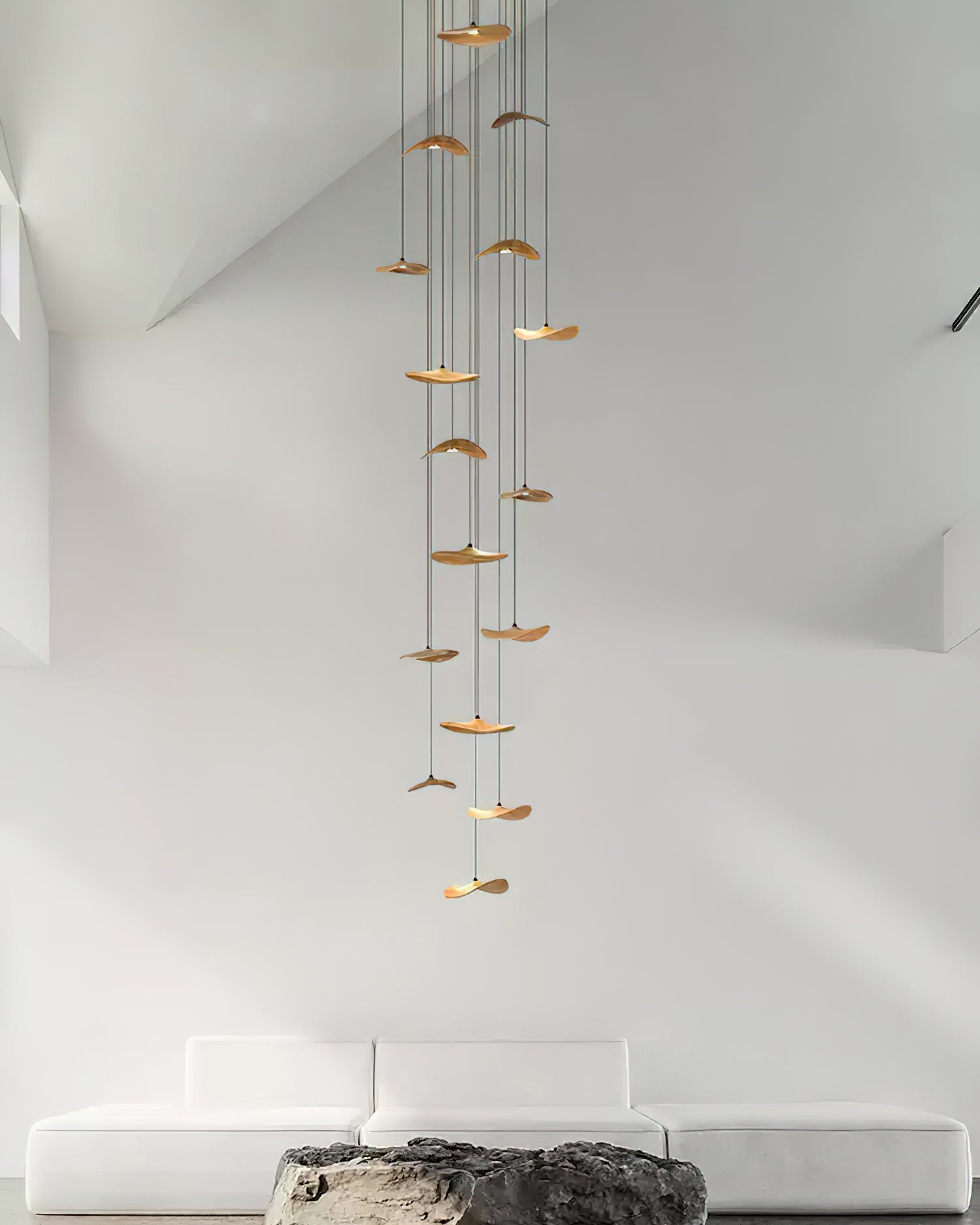 Empty Leaf Chandelier - Lumpaz