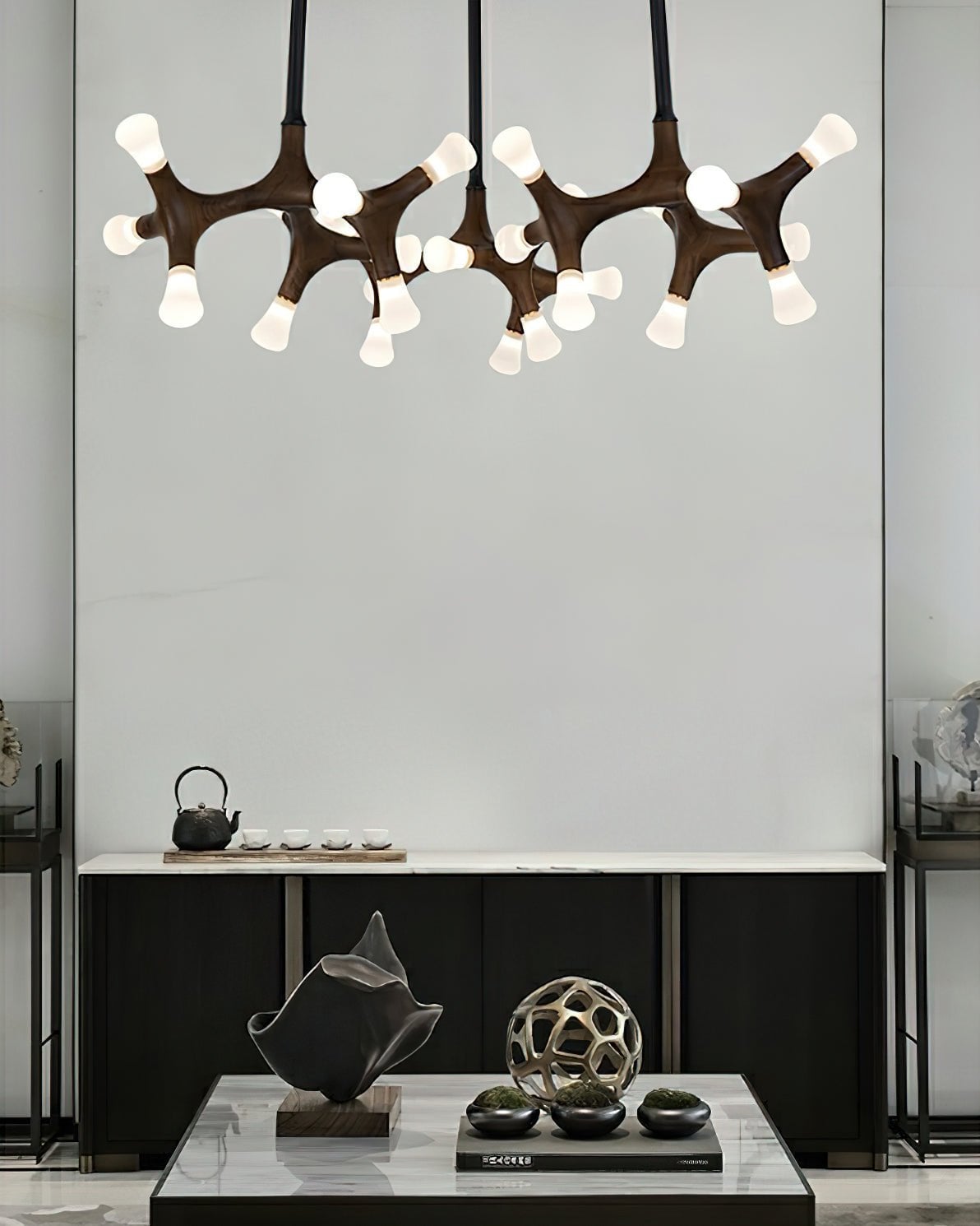 Flower Bone Chandelier - Lumpaz