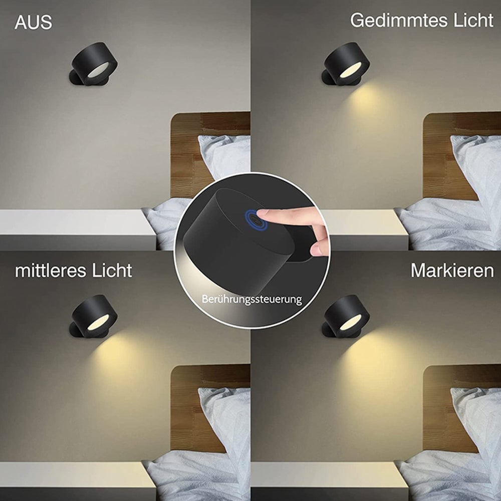 Modern LED Rotation Mini Wall Light - Lumpaz