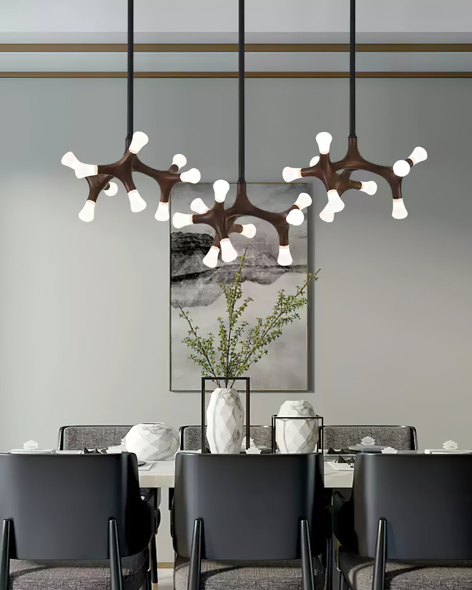 Flower Bone Chandelier - Lumpaz