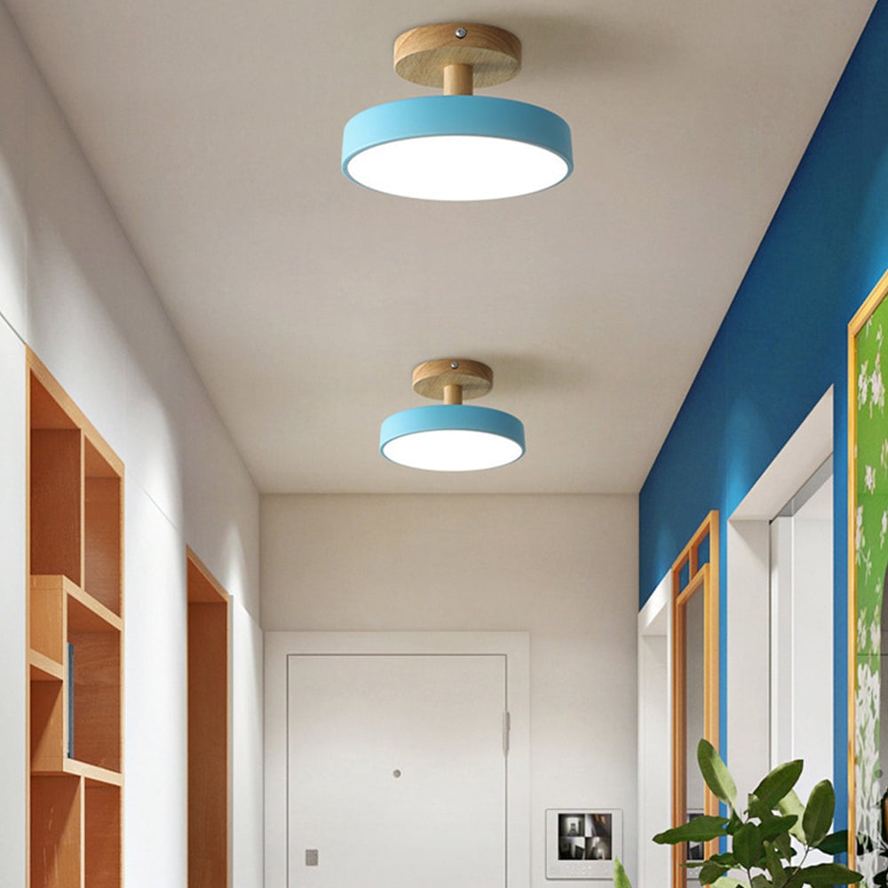 Colorful Round Flush Mount Ceiling Light - Lumpaz