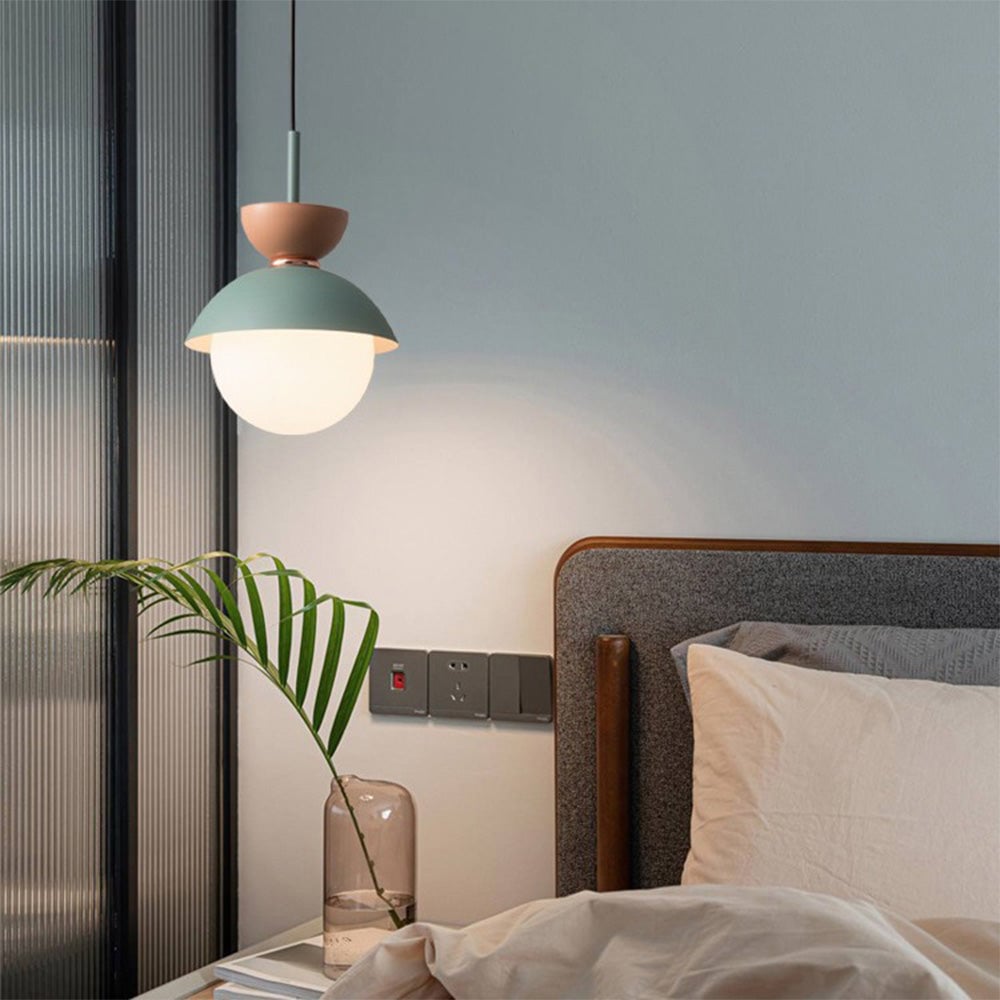 Macaroon Double Heads Metal Pendant Light - Lumpaz