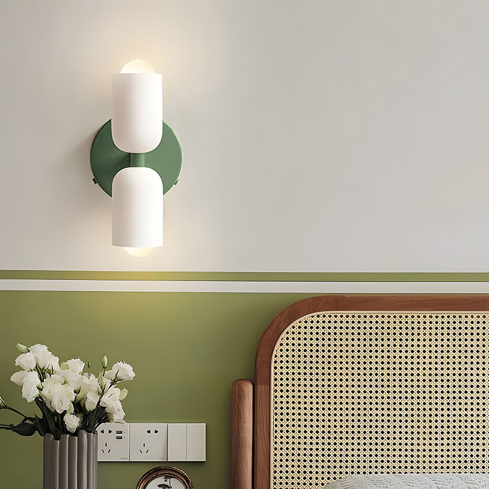 Creamy Double Head Plug-in Wall Light - Lumpaz