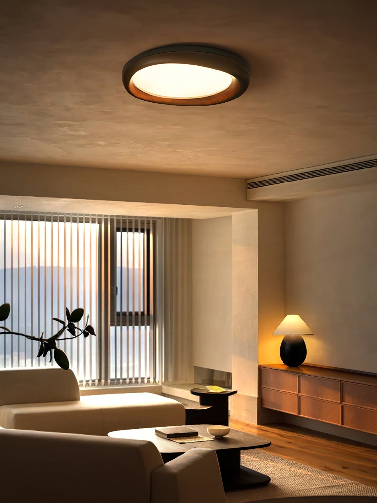Zenova Wood Ceiling Light - Lumpaz