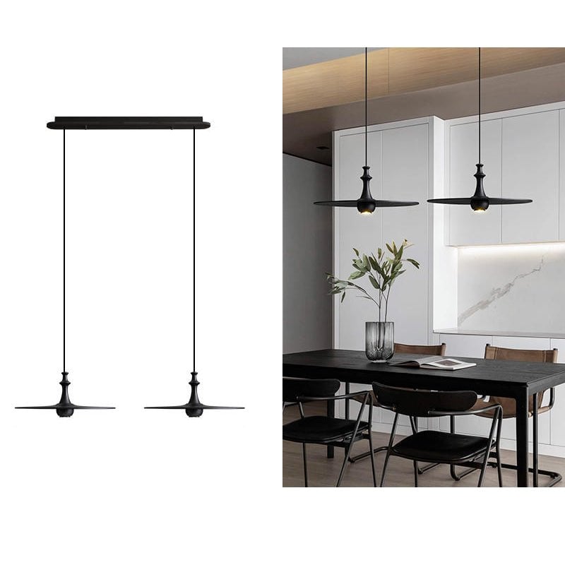 Spindle Disc Pendant Lamp - Lumpaz