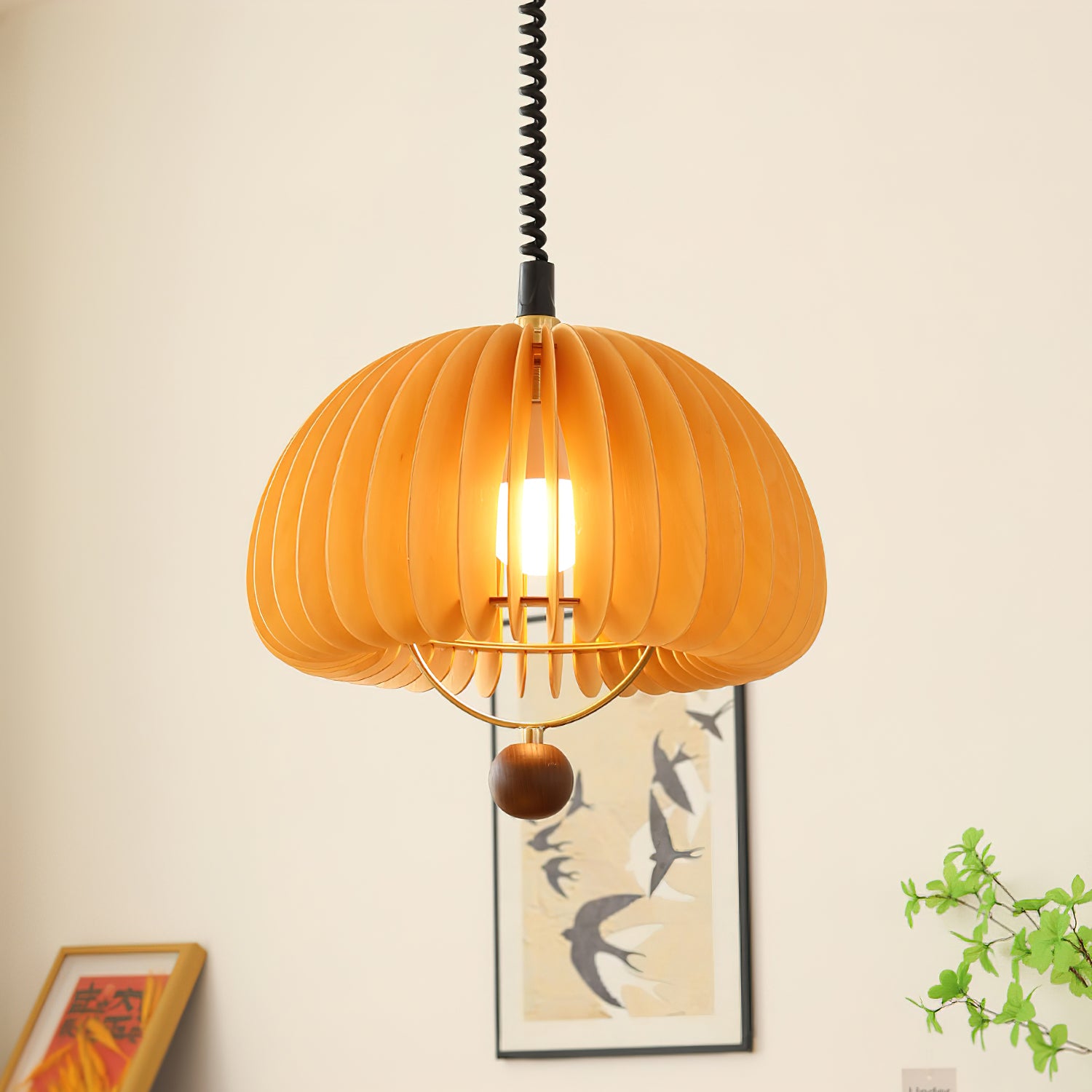 Pumpkin Adjustable Pendant Light - Lumpaz