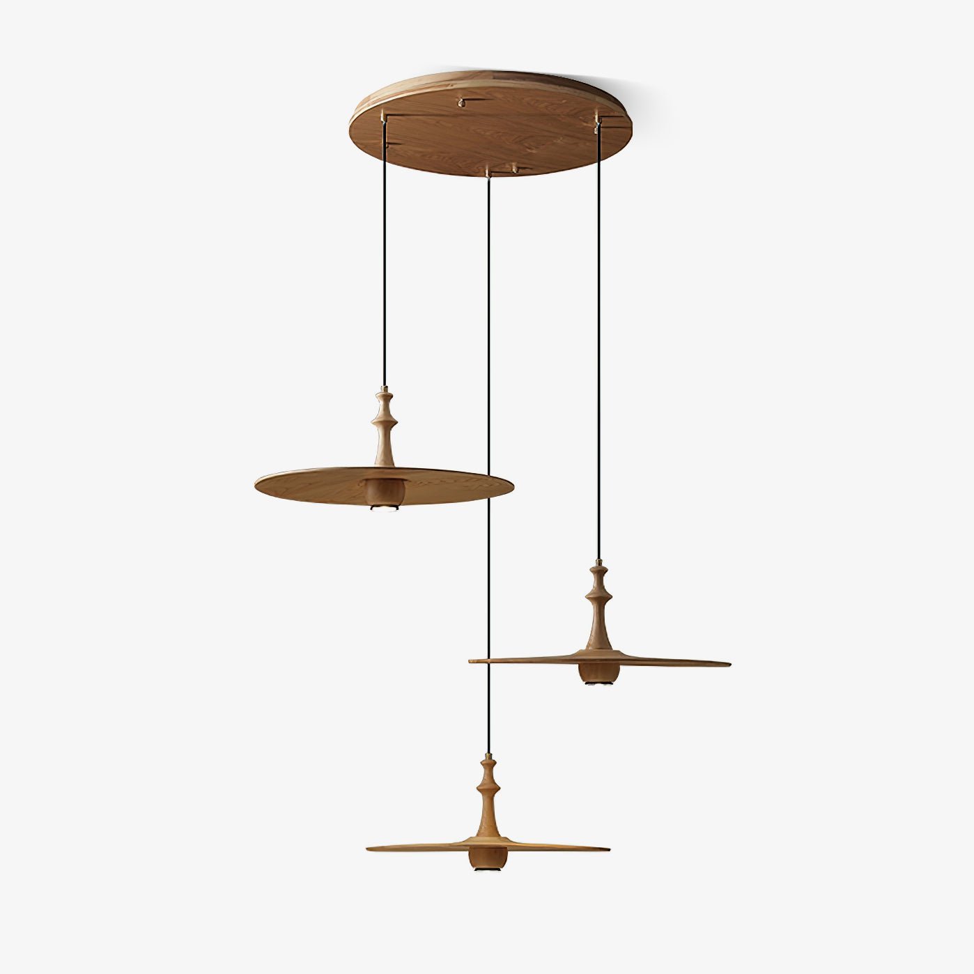 Spindle Disc Pendant Lamp - Lumpaz