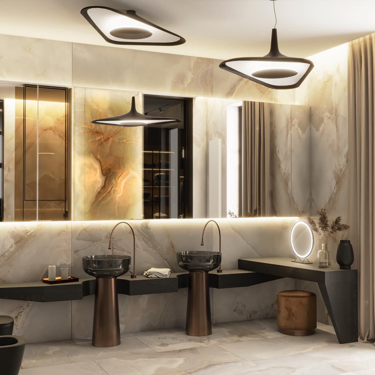 Soleil Noir Pendant Lamp - Lumpaz