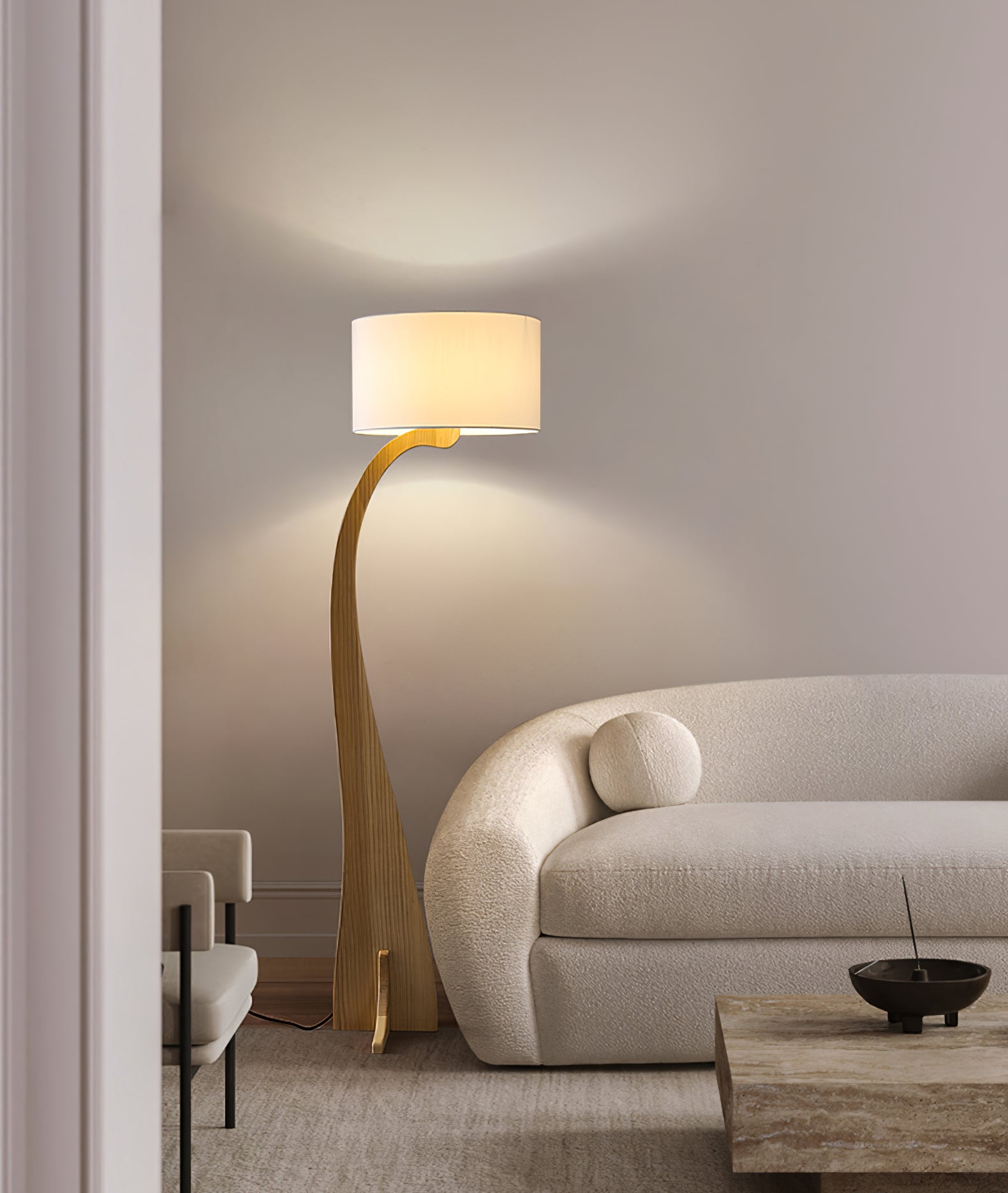 Bow Curve Floor Lamp - Lumpaz