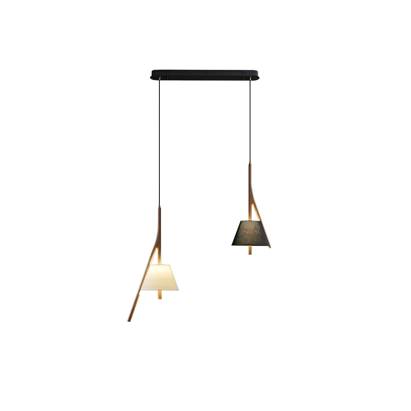 Nanzhi Wood Pendant Lamp - Lumpaz