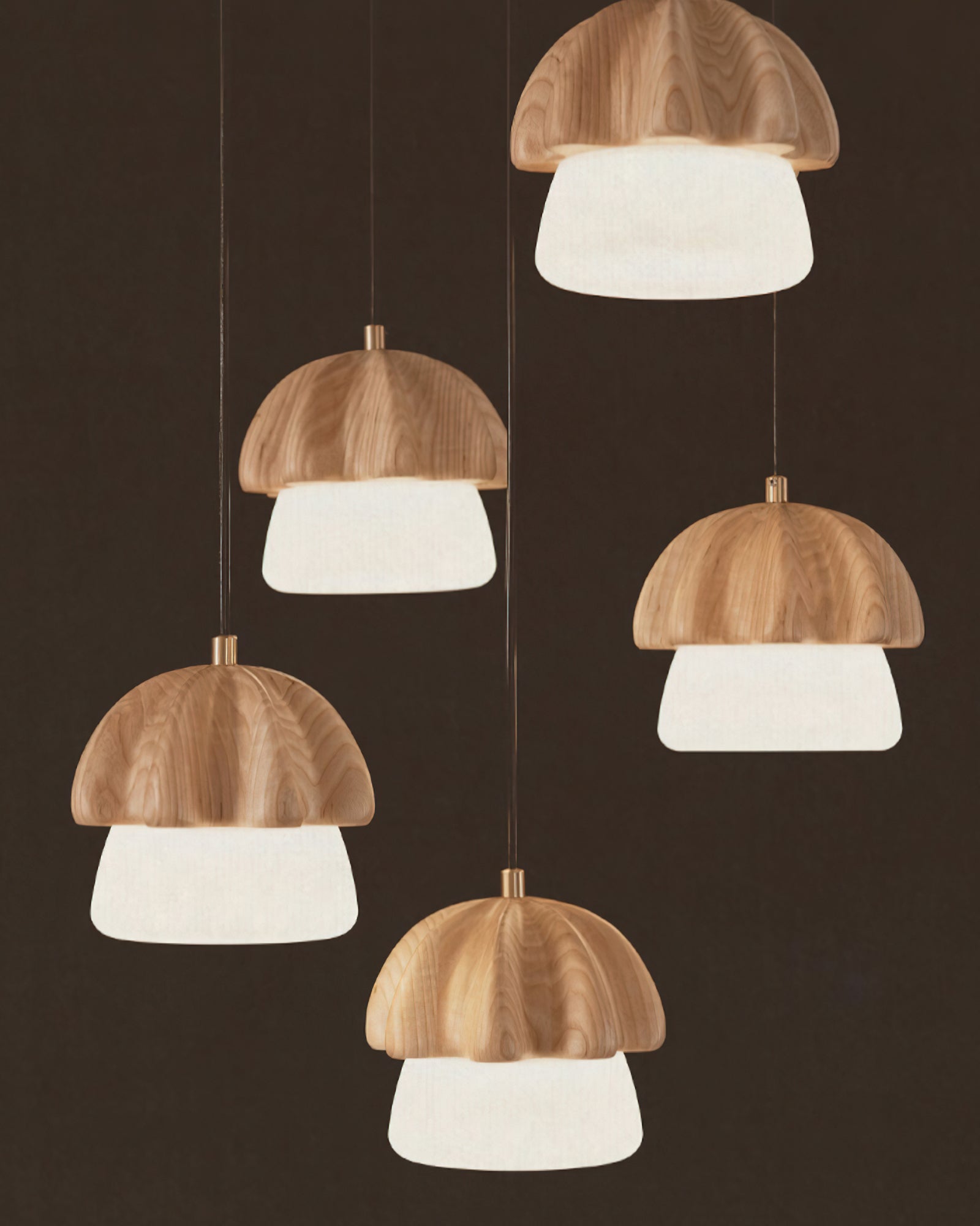 Mushroom Cluster Chandelier - Lumpaz