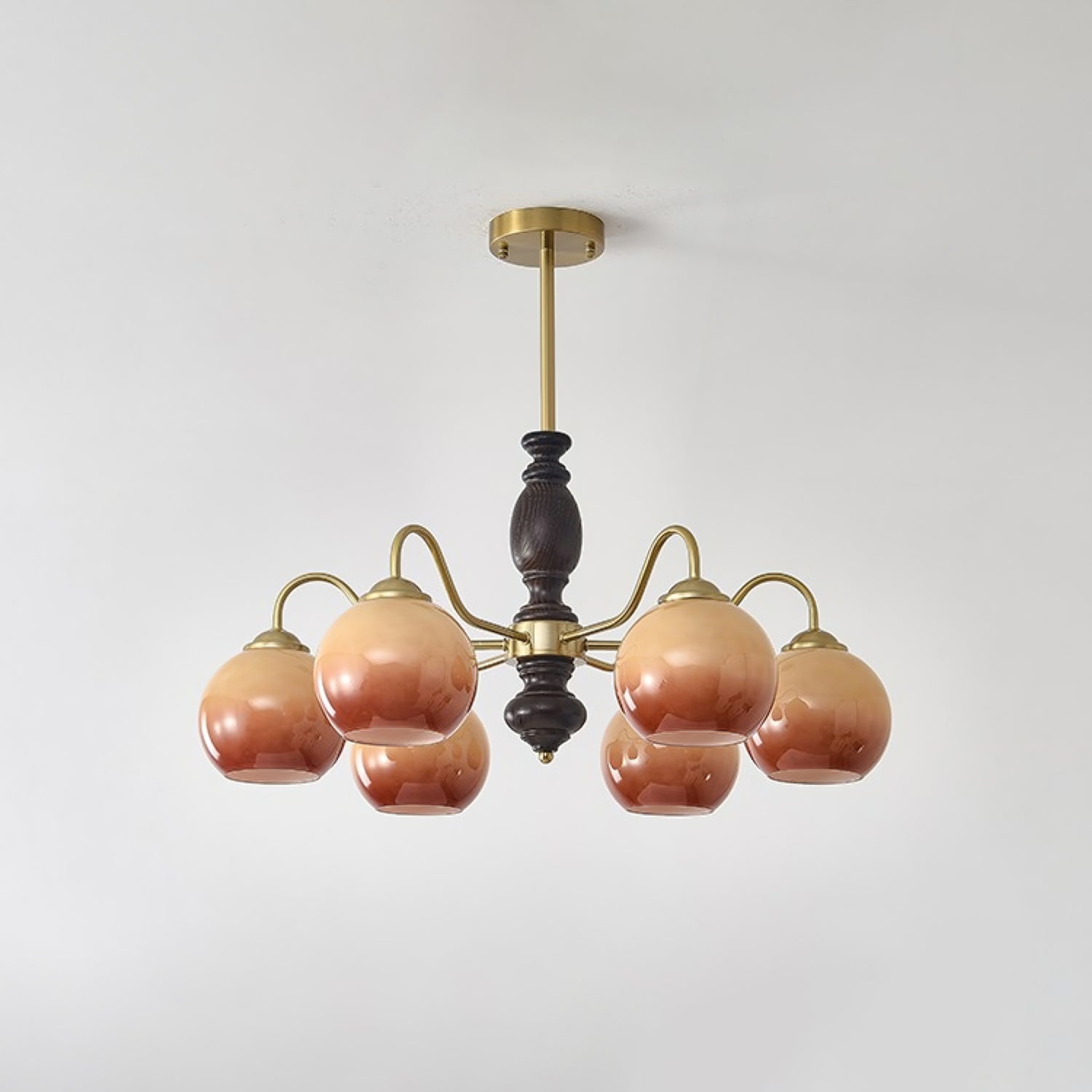 Caramel Orb Chandelier - Lumpaz