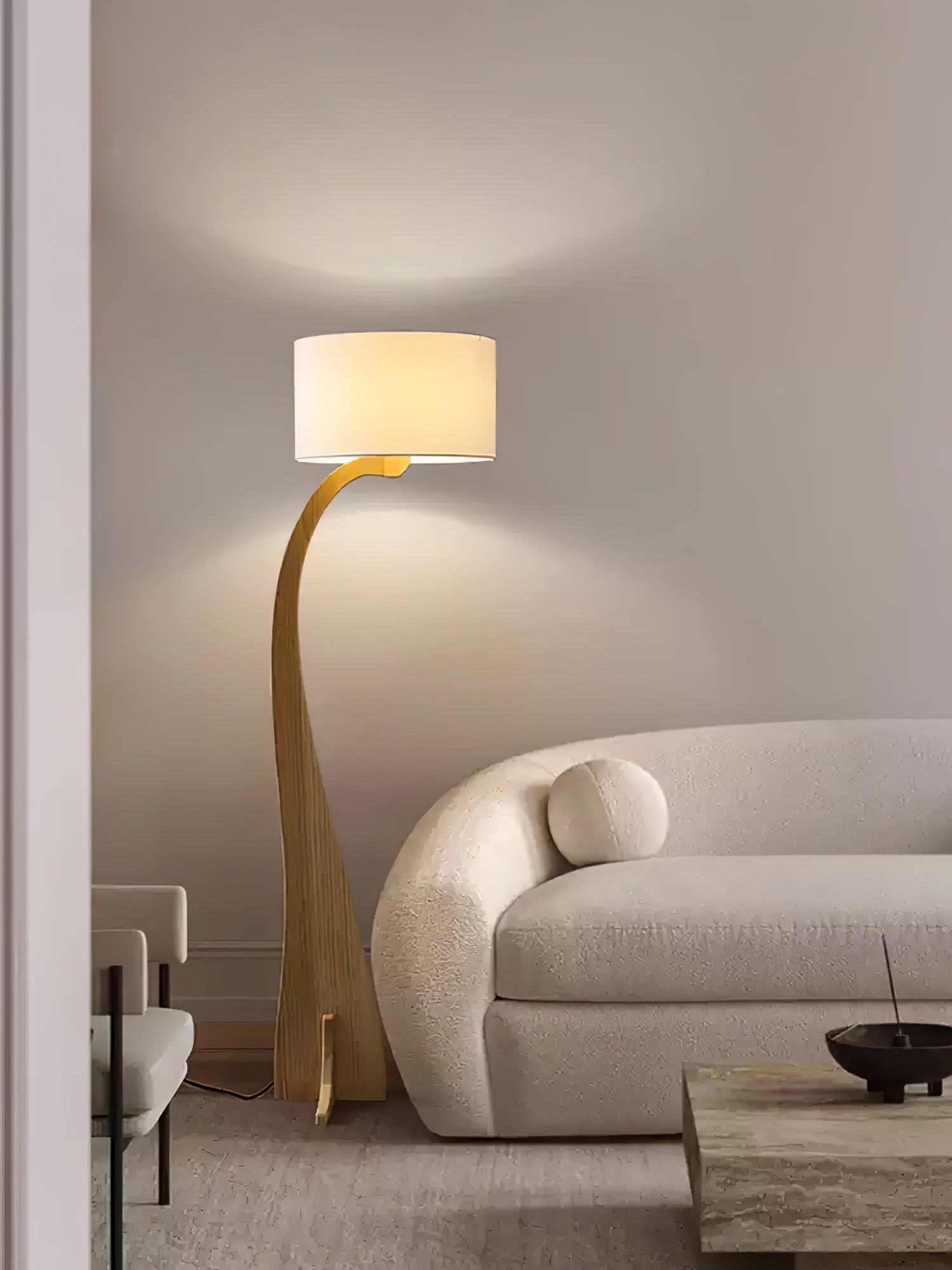 Bow Curve Floor Lamp - Lumpaz