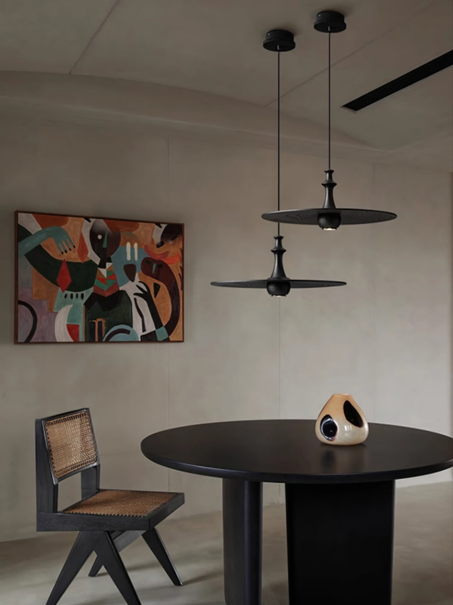 Spindle Disc Pendant Lamp - Lumpaz