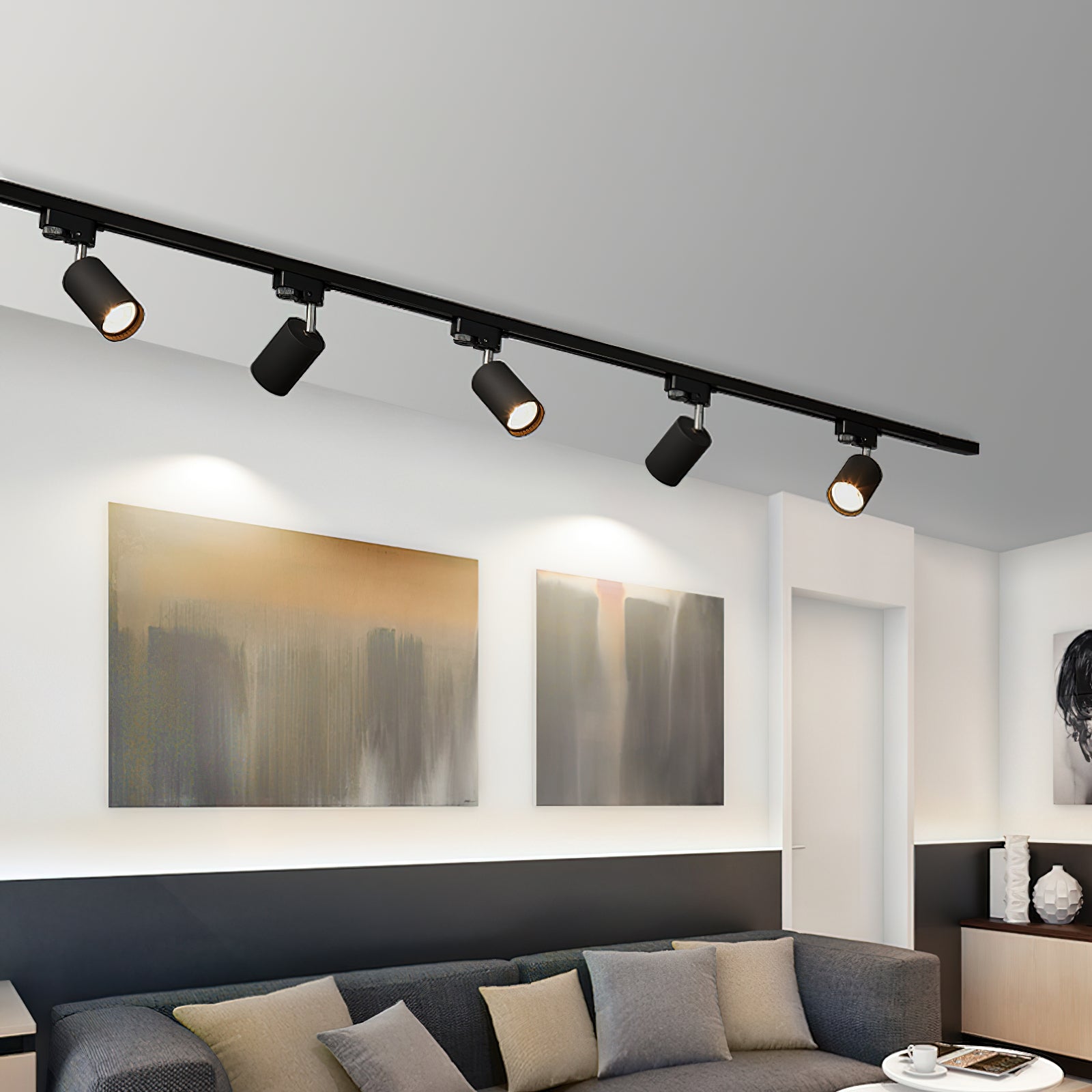 Gilded Rail Track Light - Lumpaz
