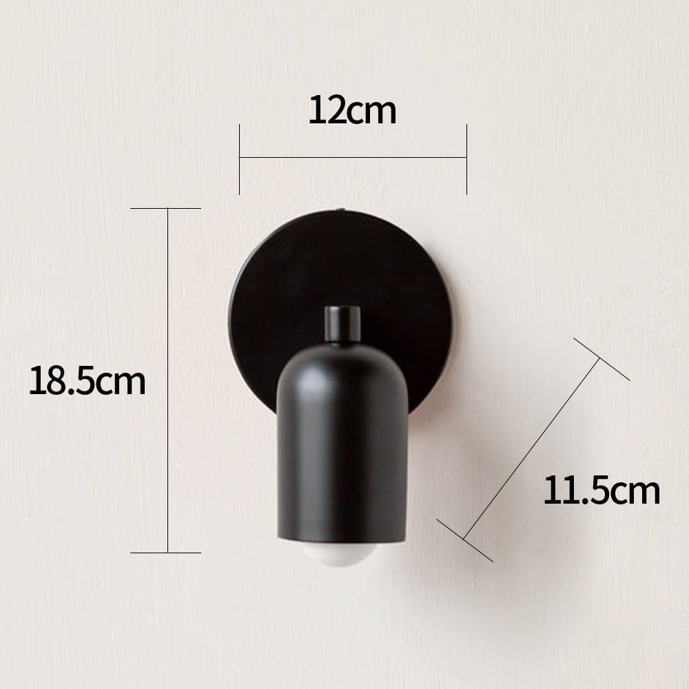 Simple Modern Small Stained Wall Sconce - Lumpaz