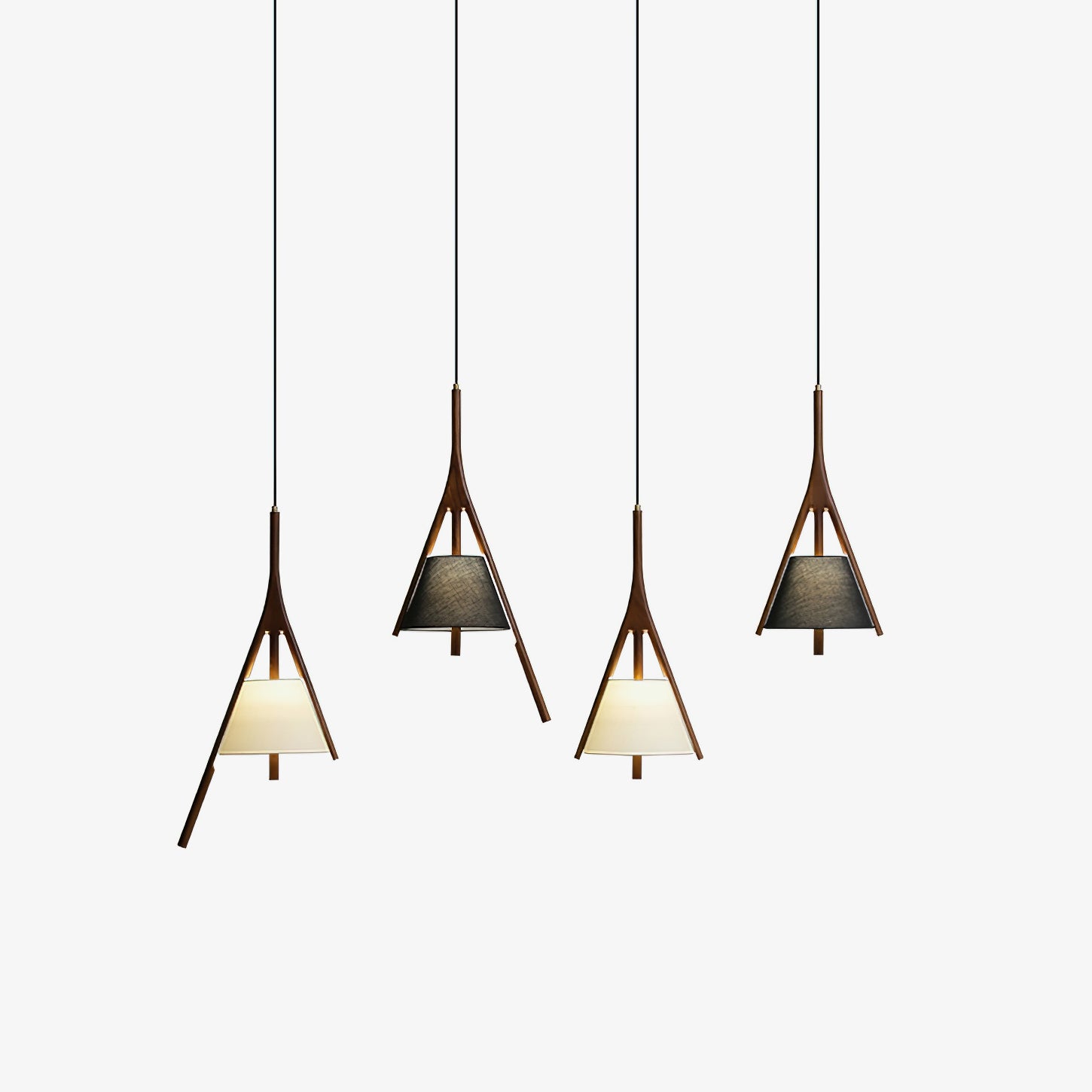 Nanzhi Wood Pendant Lamp - Lumpaz