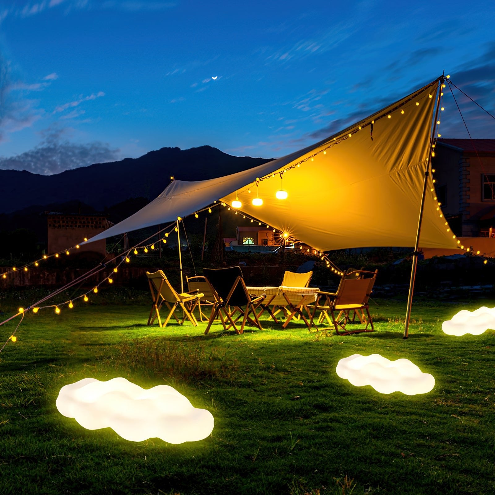 Cloud Outdoor Floor Light - Lumpaz