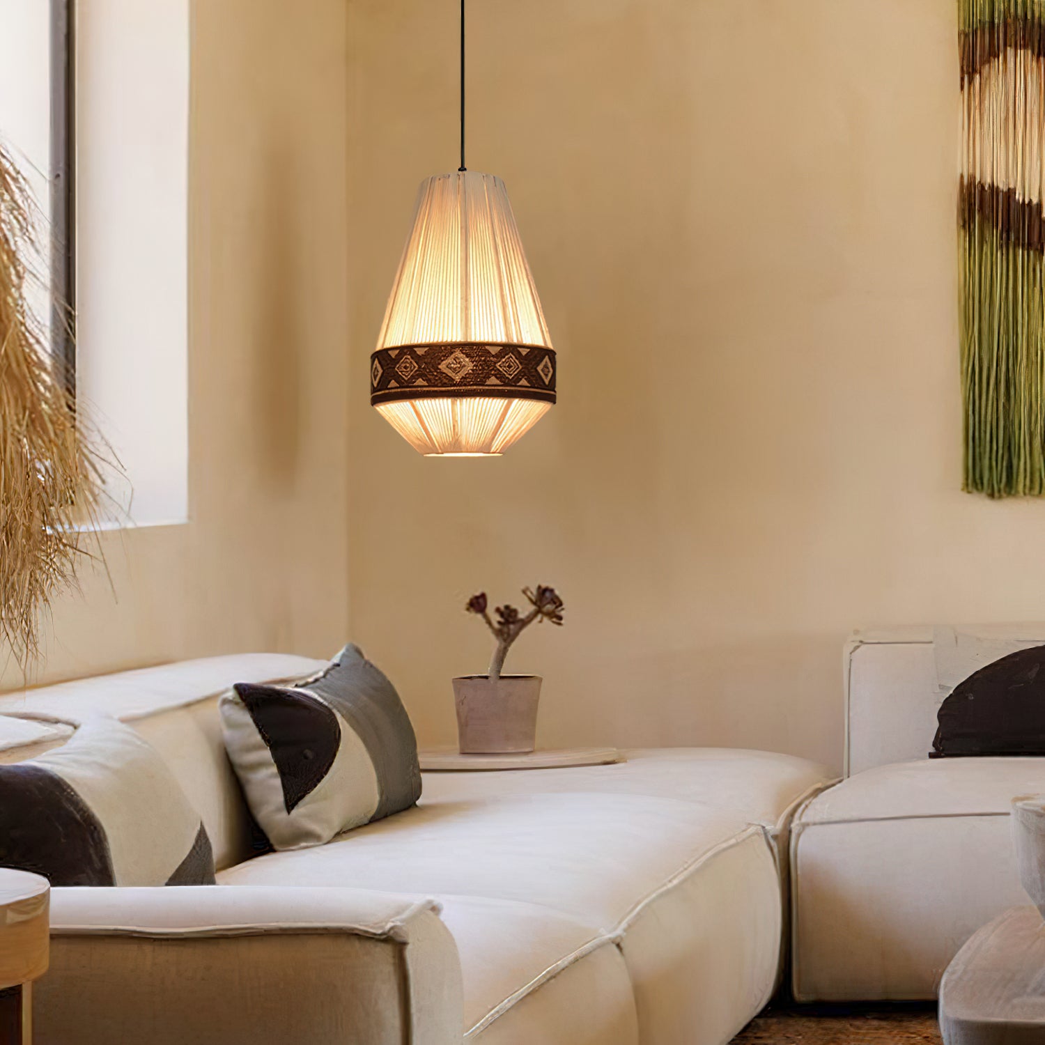 Bohemian Fringe Pendant Lamp - Lumpaz