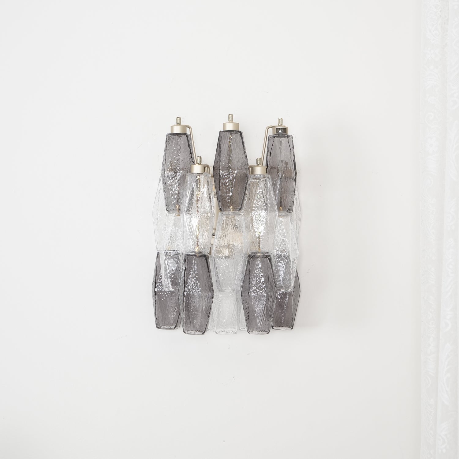 Murano Rhombus Glass Wall Lamp - Lumpaz