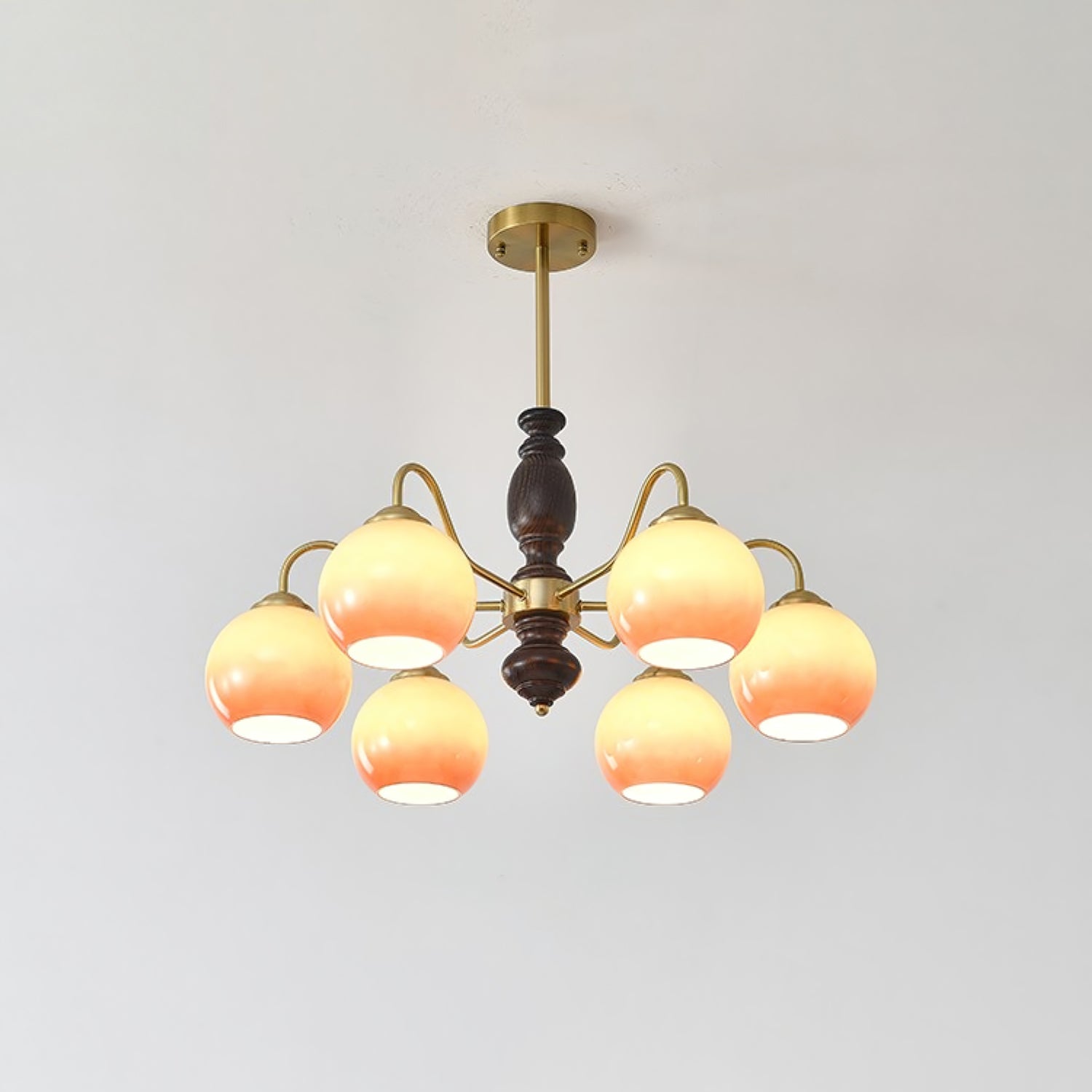 Caramel Orb Chandelier - Lumpaz