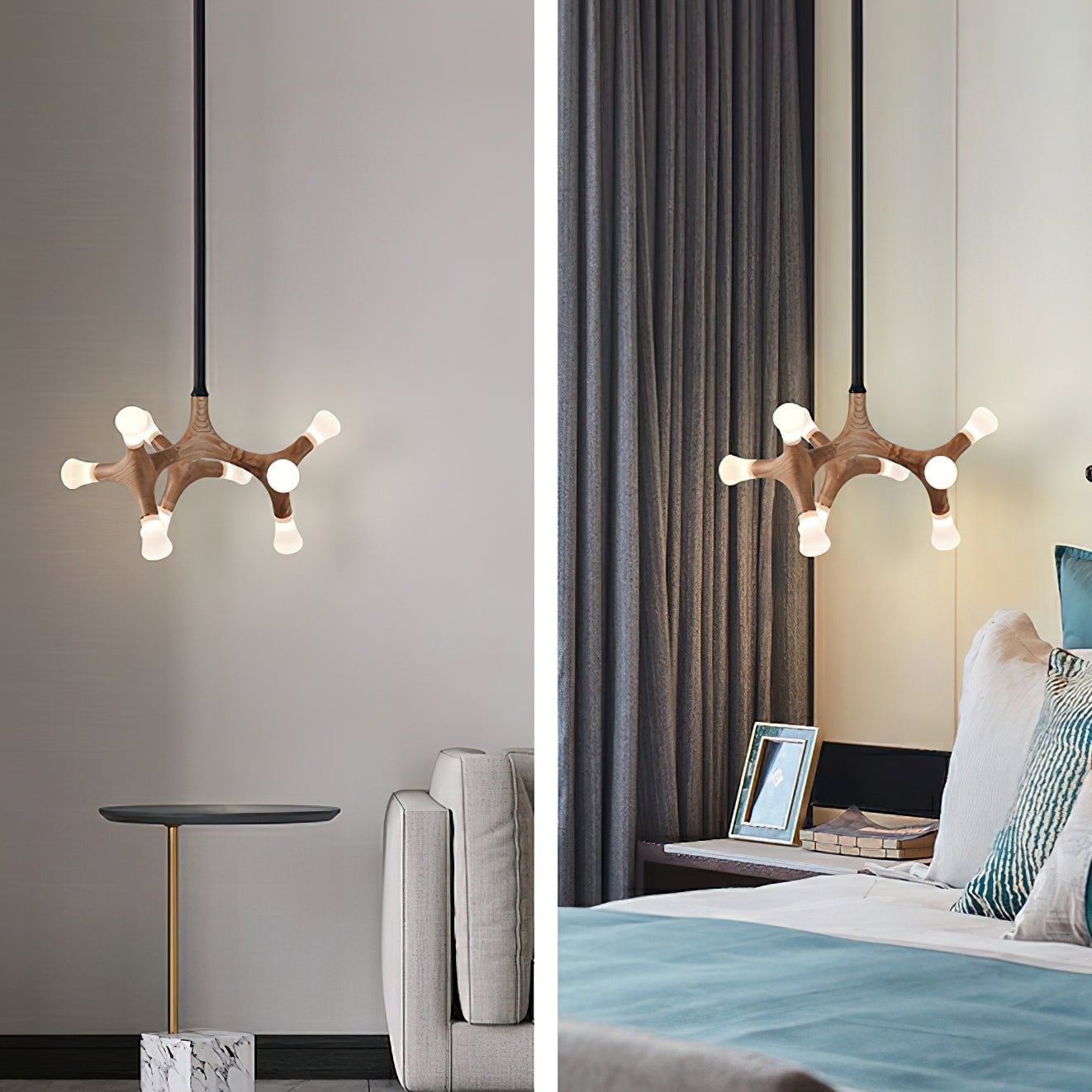 Flower Bone Chandelier - Lumpaz