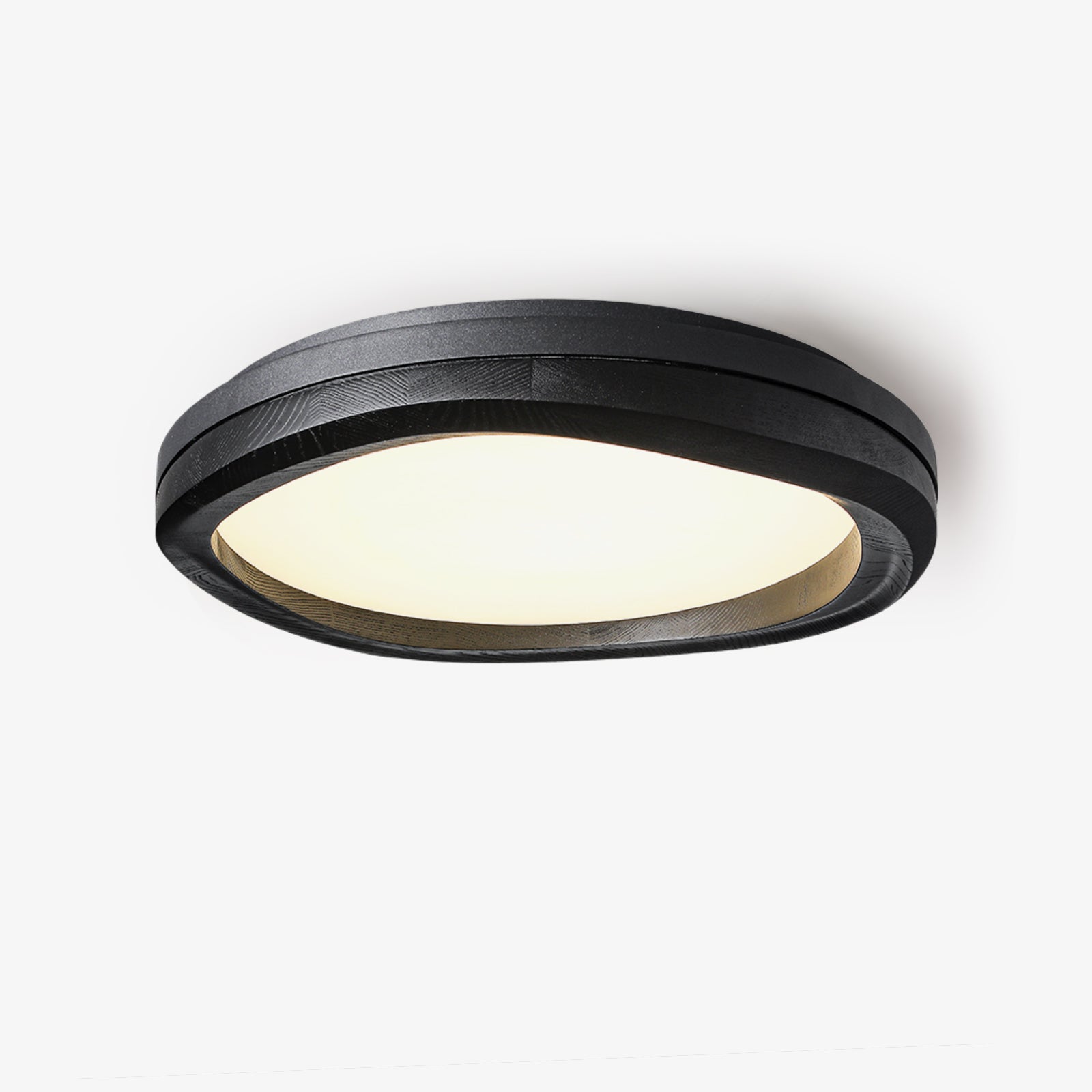Timber Round Wood Ceiling Lamp - Lumpaz